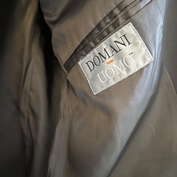 Taupe Domani Uomo Men’s Suit Jacket - Picture 3 of 4